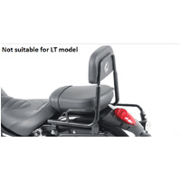 Sissybar without luggage rack black for Triumph Thunderbird 1600/1700/Storm/Commander (2009-2018)