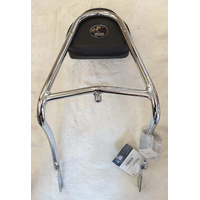 Sissybar without luggage rack chrome for Hyosung GV 650 i Aquilia (2006-2011)