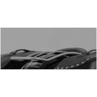 Solorack without backrest chrome for Honda VT 1300 CX (2010-2012)
