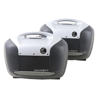 Journey 42 side case set right/left silver