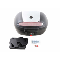 Journey 50 top case silver incl. universal mounting plate