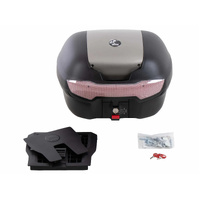 Journey 40 top case silver incl. universal mounting plate