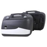 Junior Flash Enduro side case set 30 left / 40 right silver