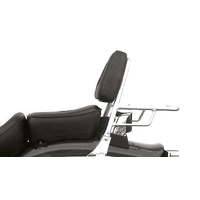 Sissybar with luggage rack chrome for Honda CA 125 Rebel (1995-2001)/CMX 250 Rebel (1996-2001)