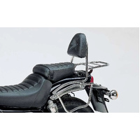 Sissybar with luggage rack chrome for Kawasaki EL 250 (1994)/EL 252 (1996-2003)