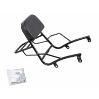 Sissybar with luggage rack black for Suzuki VL 800 Intruder LC Volusia (2001-2016) / C 800 Intruder / Black Edition (2005-2016)