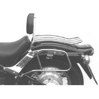 Solo rack with chrome backrest for Yamaha XVS 650 Drag Star (1996-2003)