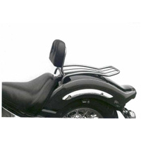 Solo rack with chrome backrest for Yamaha XVS 1100 Drag Star (1999-2002)