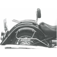 Solo rack with chrome backrest for Yamaha XV 1600 Wild Star (1994-2004)