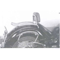Solo rack with chrome backrest for Yamaha XVS 1100 A Drag Star Classic (2001-2007)