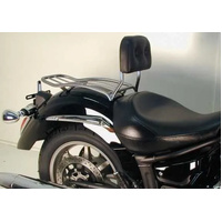 Solo rack with chrome backrest for Yamaha XVS 1300 Midnight Star (2007-2016)