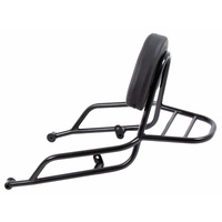 Sissybar with luggage rack black for Moto Guzzi V7 Special/Stone/Centenario (2021-2024)