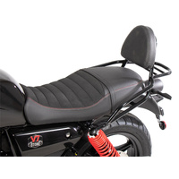 Sissybar with luggage rack black for Moto Guzzi V7 Stone Special Edition (850cc) (2022-2023)