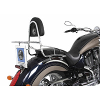 Sissybar with luggage rack chrome for Victory Kingpin (2003-2016)