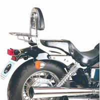Sissybar with luggage rack chrome for Honda VT 750 D2 Black Widow (2001-2003)