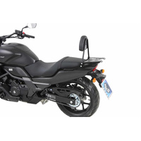 Sissybar with luggage rack black for Honda CTX 700/N/DCT (2014-2017)