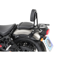 Sissybar with luggage rack black for Honda CMX 500 Rebel (2017-)