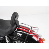 Solo rack with chrome backrest for Triumph Rocket III/Roadster (2011-2017)