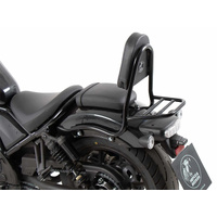 Sissybar with luggage rack (tube version) black for Honda CMX 1100 Rebel / DCT (2021-2024)