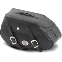 Leather single bag Buffalo black right for leather bag holder tube type