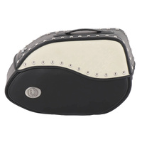 Leather single bag Ivory right for leather bag holder tube type