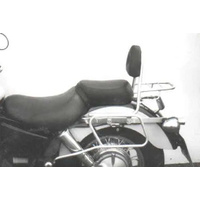 Chrome tubular leather bag holder for Honda VT 1100 C2 Shadow (1995-2000)