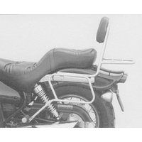 Chrome tubular leather bag holder for Kawasaki EN 500 (1996-2003)