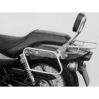 Chrome tubular leather bag holder for Kawasaki EL 125 (1998-2007)