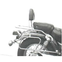 Chrome tubular leather bag holder for Yamaha XV 535/S Virago (1999-2003)