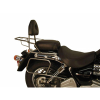 Chrome tubular leather bag holder for Triumph Bonneville America/Speedmaster (2005-2010)