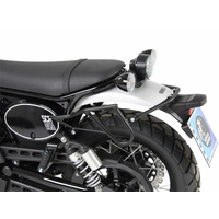 Leather bag holder cutout black for Yamaha SCR 950 (2017-2020)