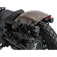 Leather bag holder cutout black for Indian Scout Bobber (2025-)