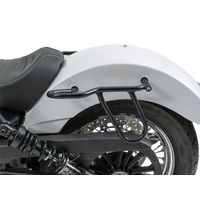 Leather bag holder cutout black for Indian Scout Classic (2025-)