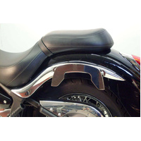 C-Bow side carrier chrome for Kawasaki VN 900 Classic/900 Custom/Vulcan