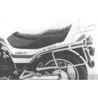 Complete carrier set (side case carrier and tubular luggage rack top case carrier) black for Honda VF 750 S (1982-1985)