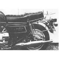 Complete carrier set (side case carrier and tubular luggage rack top case carrier) chrome for Honda GL 1000 (1979)