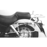 Complete carrier set (side case carrier and tubular luggage rack top case carrier) chrome for Honda VT 1100 C2 Shadow (1995-2000)