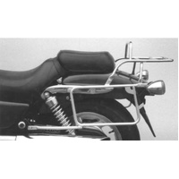 Complete carrier set (side case carrier and tubular luggage rack top case carrier) chrome for Honda VF 750 C (1993-2000)