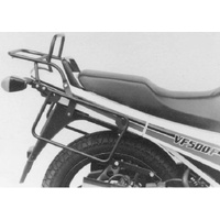 Complete carrier set (side case carrier and tubular luggage rack top case carrier) black for Honda VF 500 F/F2 (1984-1987)