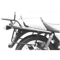 Complete carrier set (side case carrier and tubular luggage rack top case carrier) chrome for Honda XBR 500 S (1985-1990)