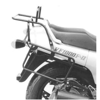 Complete carrier set (side case carrier and tubular luggage rack top case carrier) black for Honda VF 1000 F (1985-1987)
