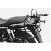 Complete carrier set (side case carrier and tubular luggage rack top case carrier) black for Honda CB 750 F sevenfifty (1992-2003)