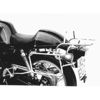 Complete carrier set (side case carrier and tubular luggage rack top case carrier) chrome for Honda GB 500 Clubman (1992)