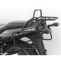 Complete carrier set (side case carrier and tubular luggage rack top case carrier) black for Kawasaki GPZ 500 S (1994-2003)
