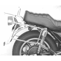 Complete carrier set (side case carrier and tubular luggage rack top case carrier) chrome for Kawasaki Z 750 LTD Twin (1976-1979)
