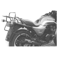 Complete carrier set (side case carrier and tubular luggage rack top case carrier) black for Kawasaki ZX 750 GP (1983-1984)