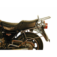 Complete carrier set (side case carrier and tubular luggage rack top case carrier) chrome for Kawasaki Z 750 LTD Four (1980-1982)