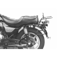 Complete carrier set (side case carrier and tubular luggage rack top case carrier) chrome for Kawasaki Z 1100 Spectre (1982-1983)