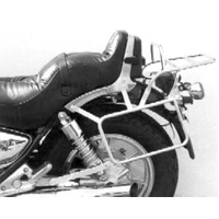 Complete carrier set (side case carrier and tubular luggage rack top case carrier) chrome for Kawasaki VN 750 Twin (1986-1992)