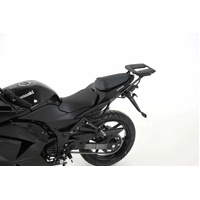 Alurack top case carrier black for Kawasaki Ninja 250 R (2008-2012)